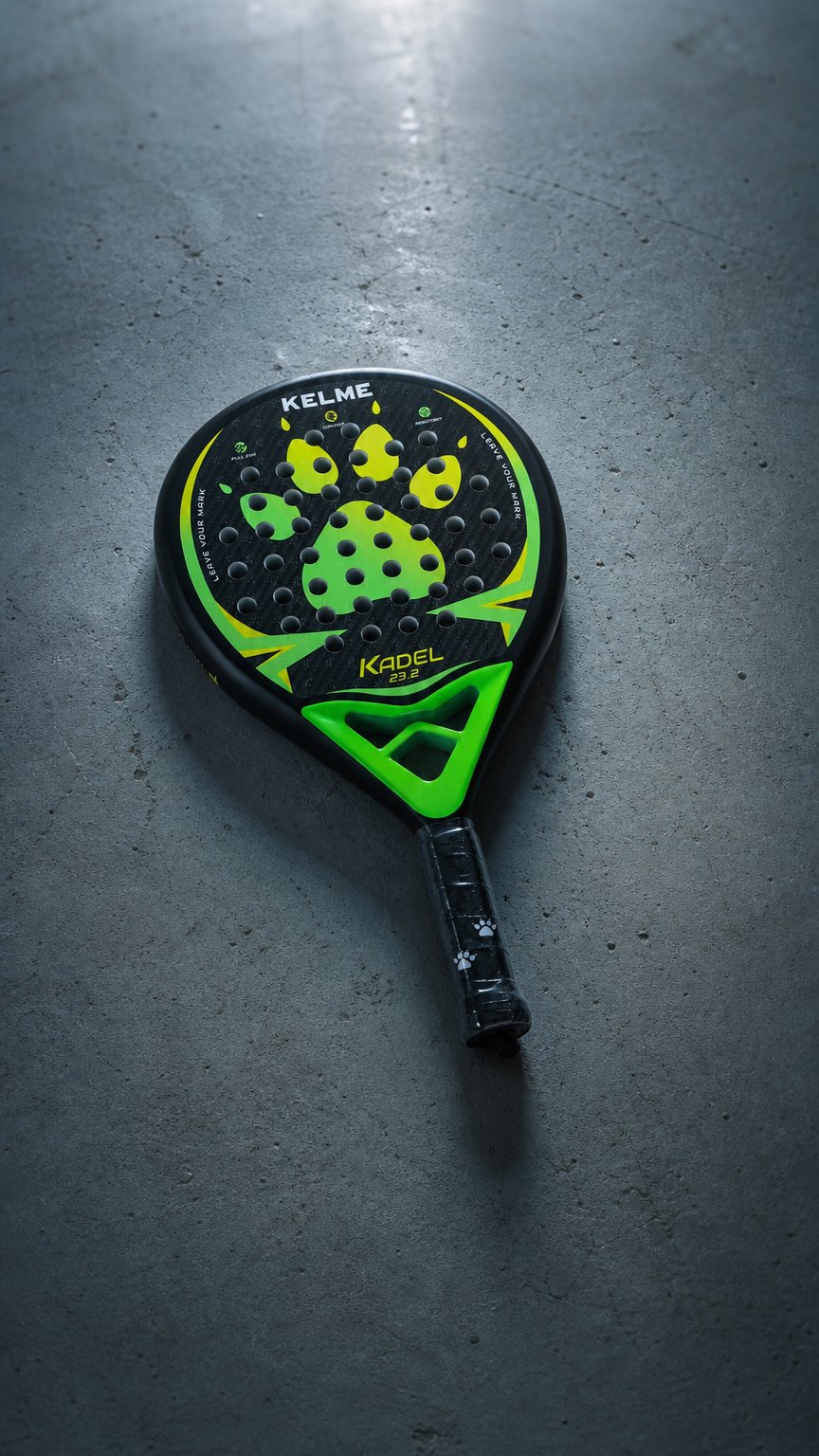AI product shot of Padel Match Racket Groen/Zwart