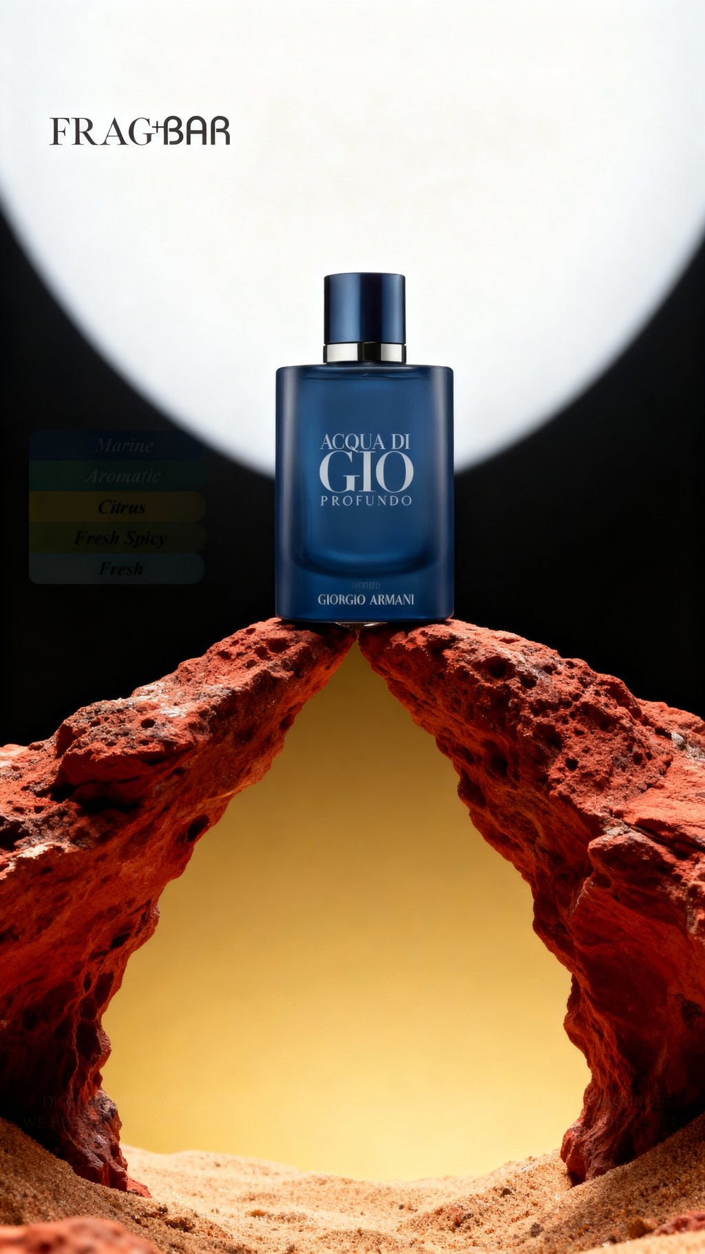 AI product shot of ACQUA DI GIO PROFUNDO