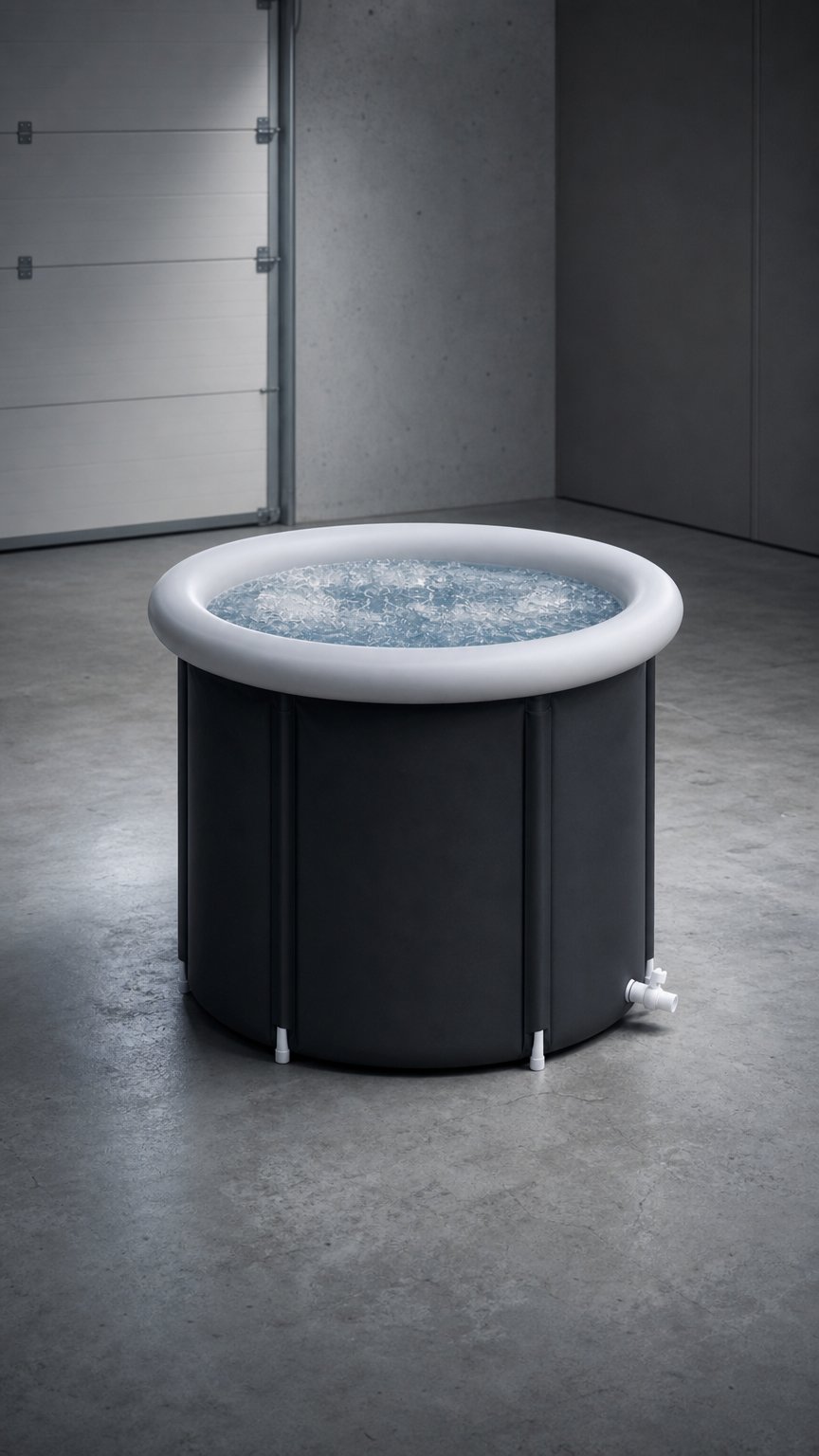 AI product shot of Cold plunge bath