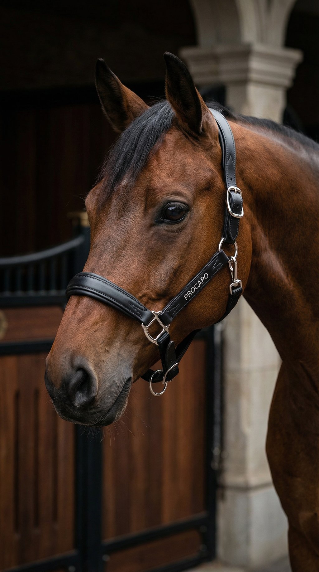 AI product shot of Halfter Ambassador schwarz Cob