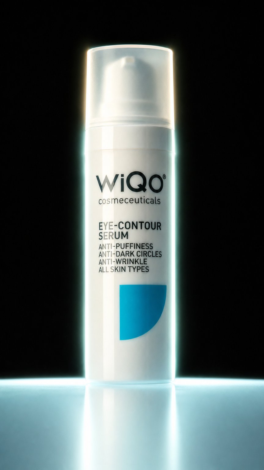 AI product shot of WiQo Sérum Contour des Yeux