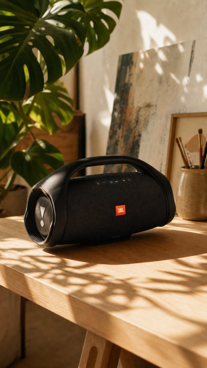 AI product shot of JBL Boombox 2 無線藍牙喇叭
