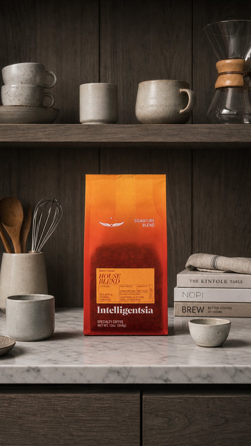 AI product shot of Intelligentsia House Blend