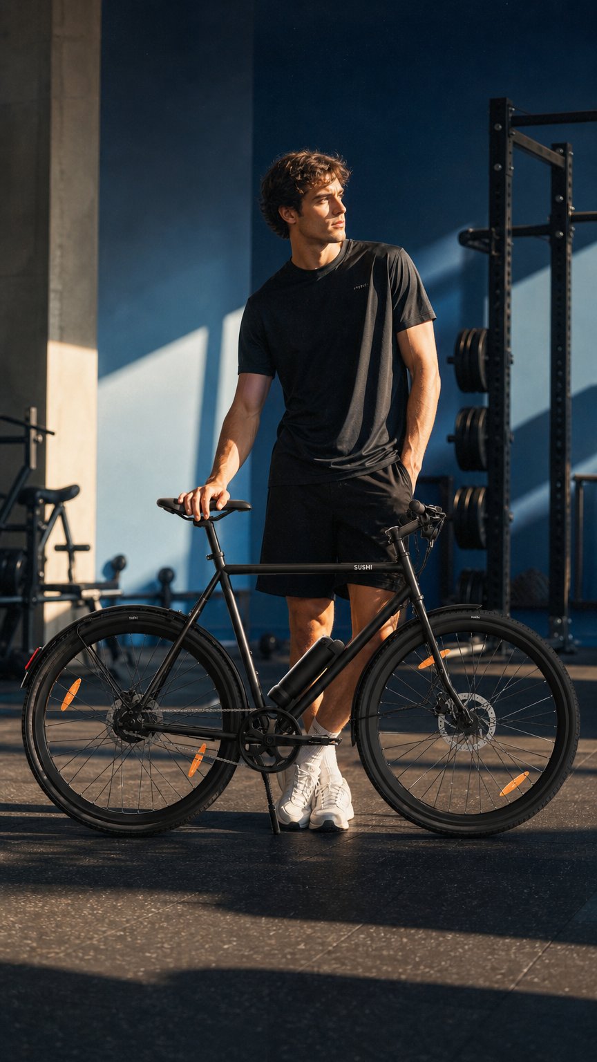 AI product shot of E-Bike SUSHI BIKE 3.0+