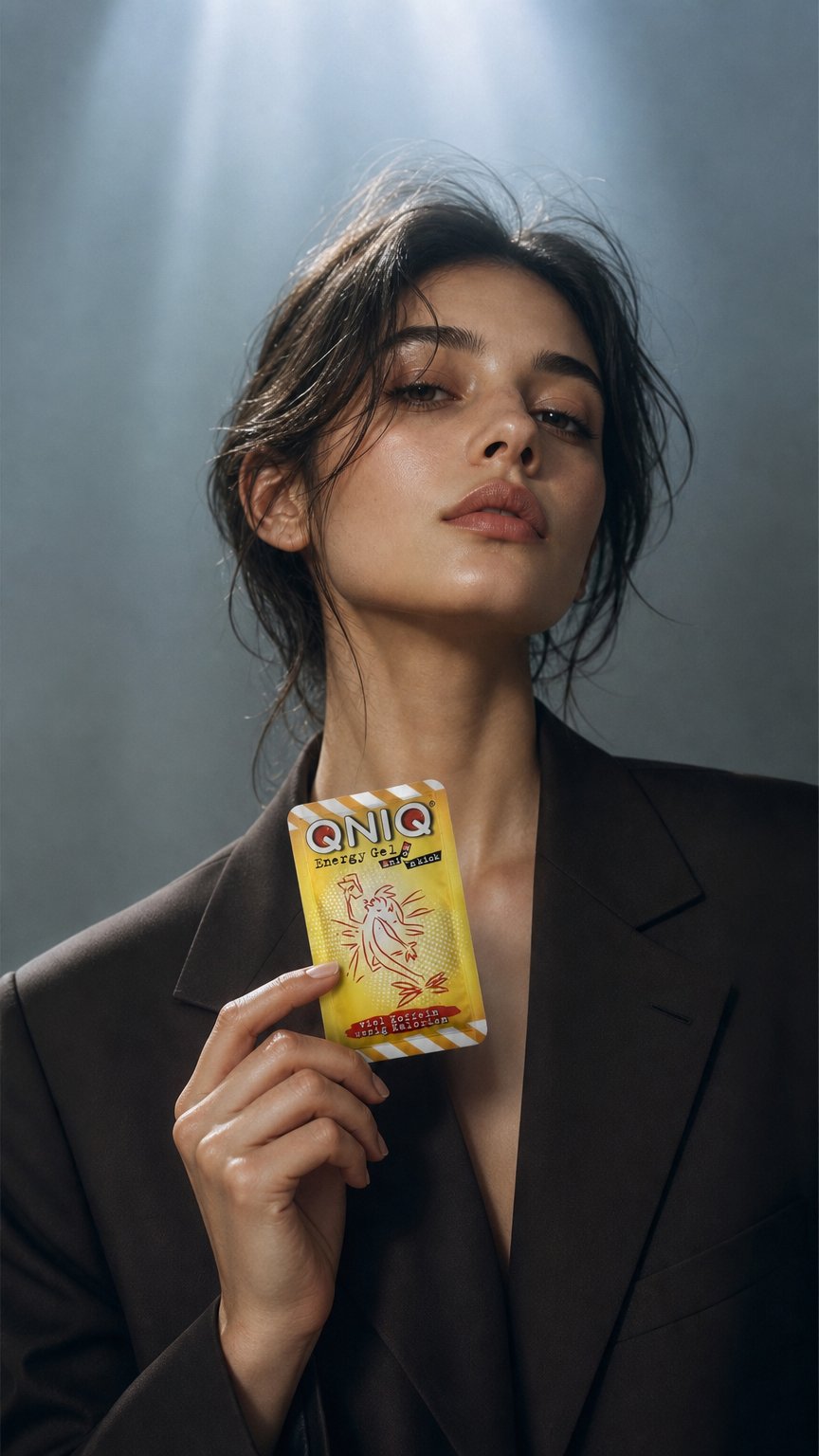 AI product shot of Qniq Energy Gel