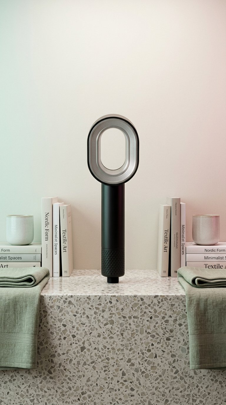 AI product shot of HEYKURL Filtered Showerhead