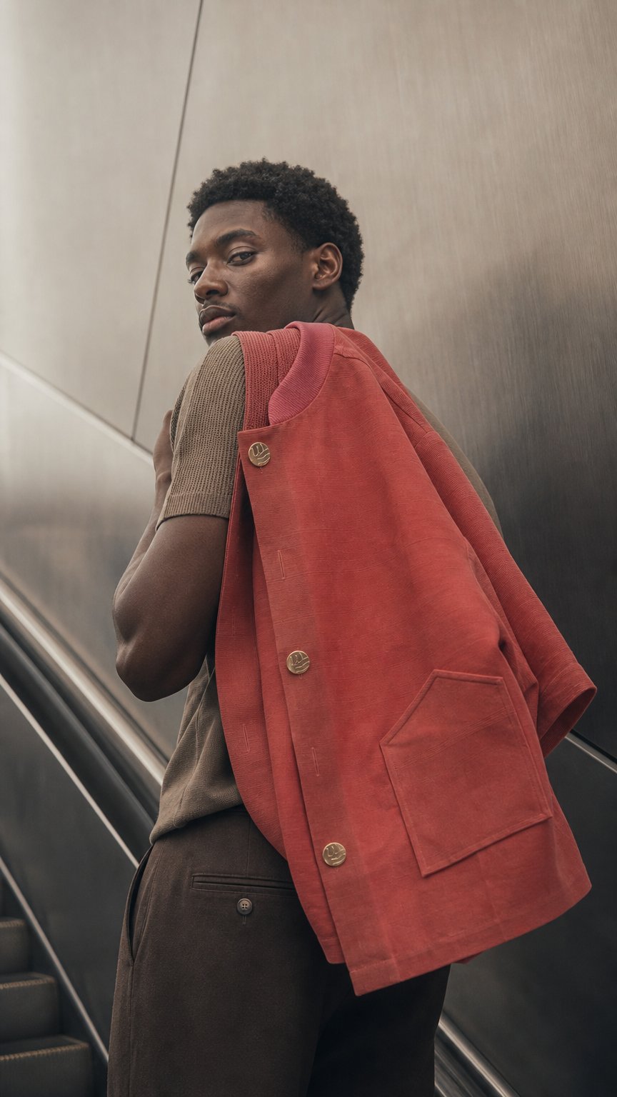 AI product shot of Upendo Short Sleeves Coat