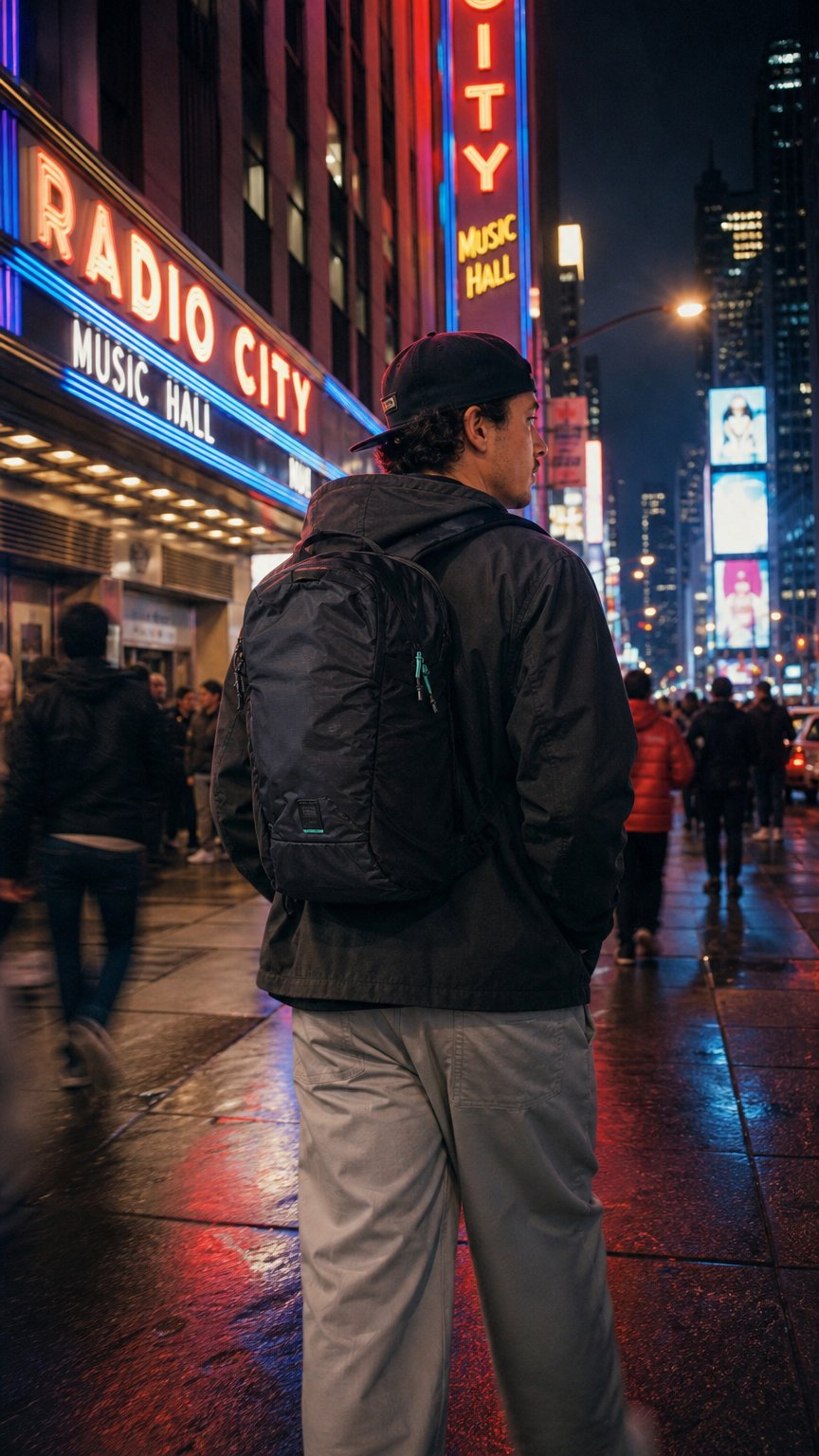 AI product shot of Matador® x Pack Hacker® ReFraction™ Pro Packable Backpack