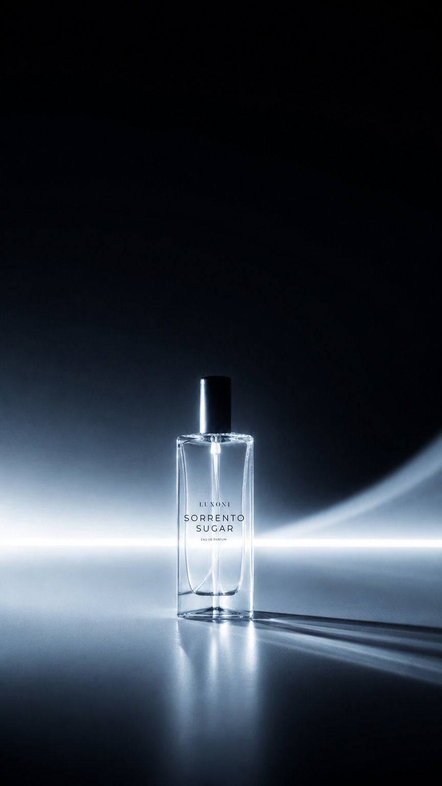 AI product shot of Sorrento Sugar Eau de Parfum (45ml & 2ml)