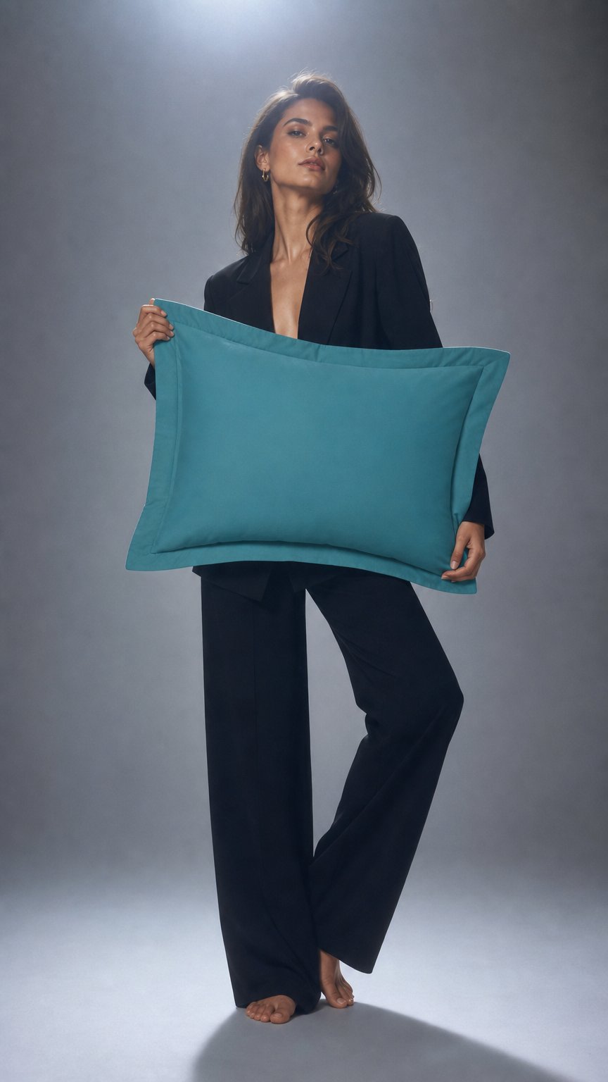 AI product shot of Taie d'oreiller Alabama 50x80cm