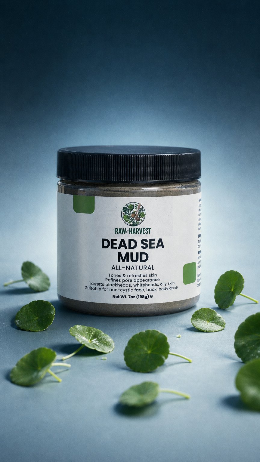 AI product shot of Dead Sea Mud