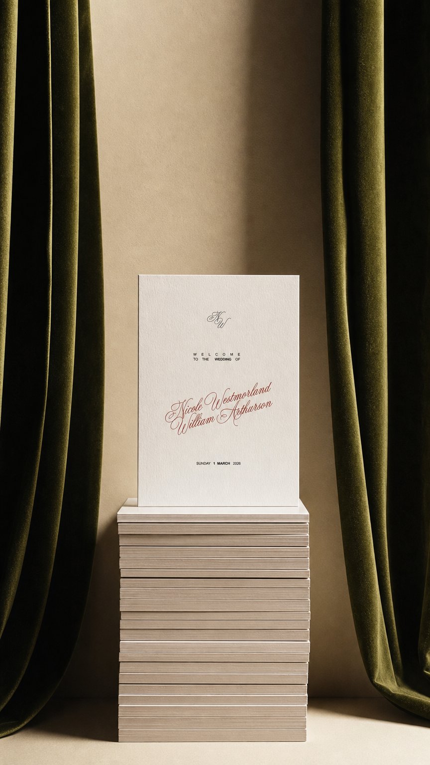 AI product shot of Edgar Allan Poe Welcome Sign Template (Option B)