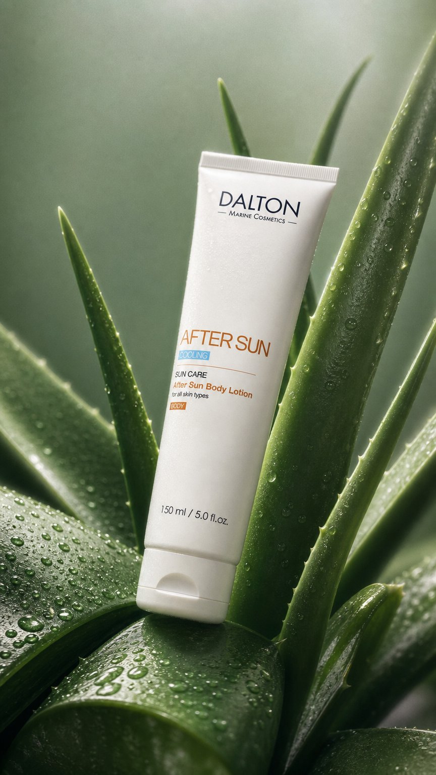 AI product shot of SUN CARE After Sun Body Lotion