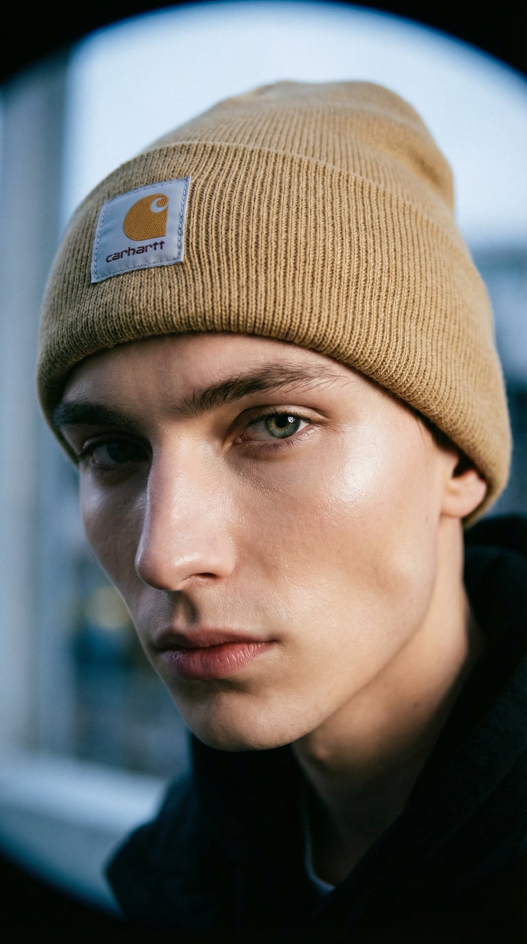 AI product shot of Carhartt WIP Ashley Beanie Flare