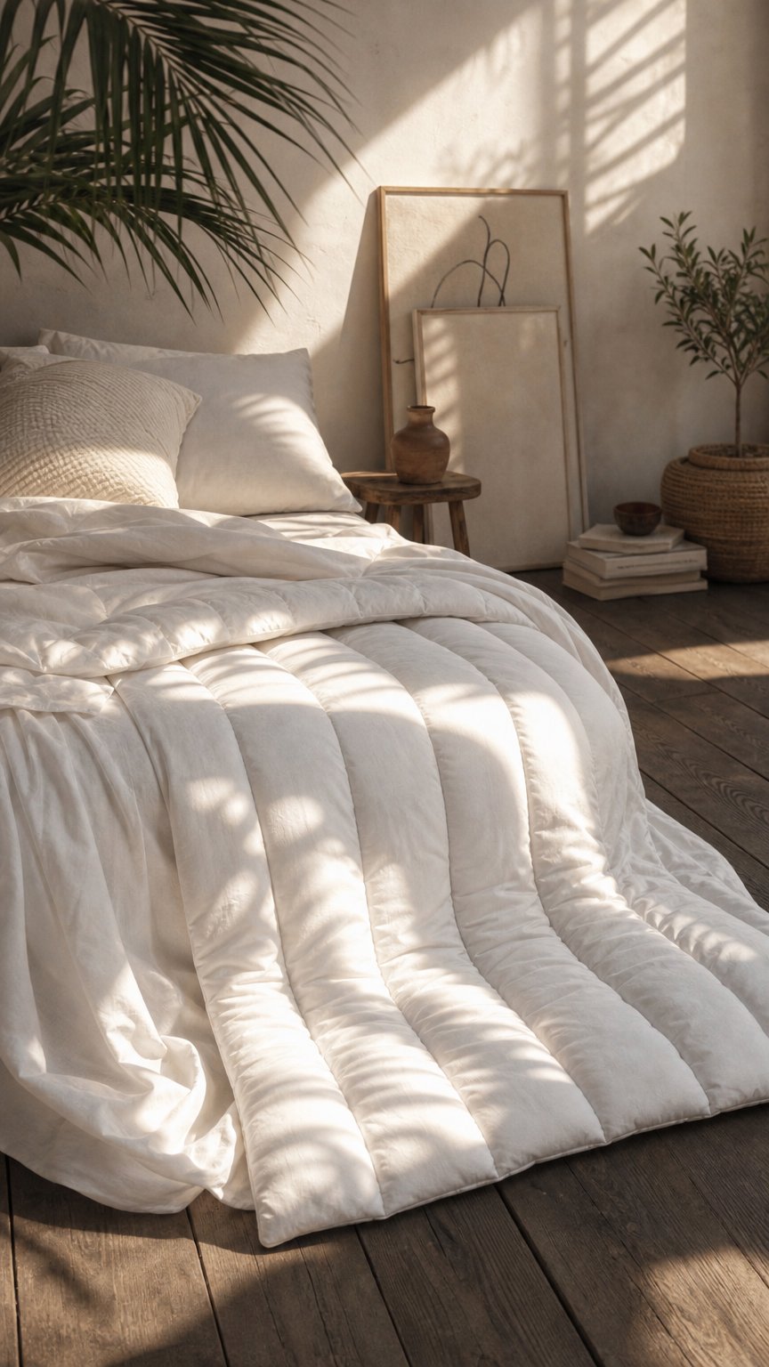 AI product shot of Australian Wool Extra Warm Heavy Weight Winter Quilt