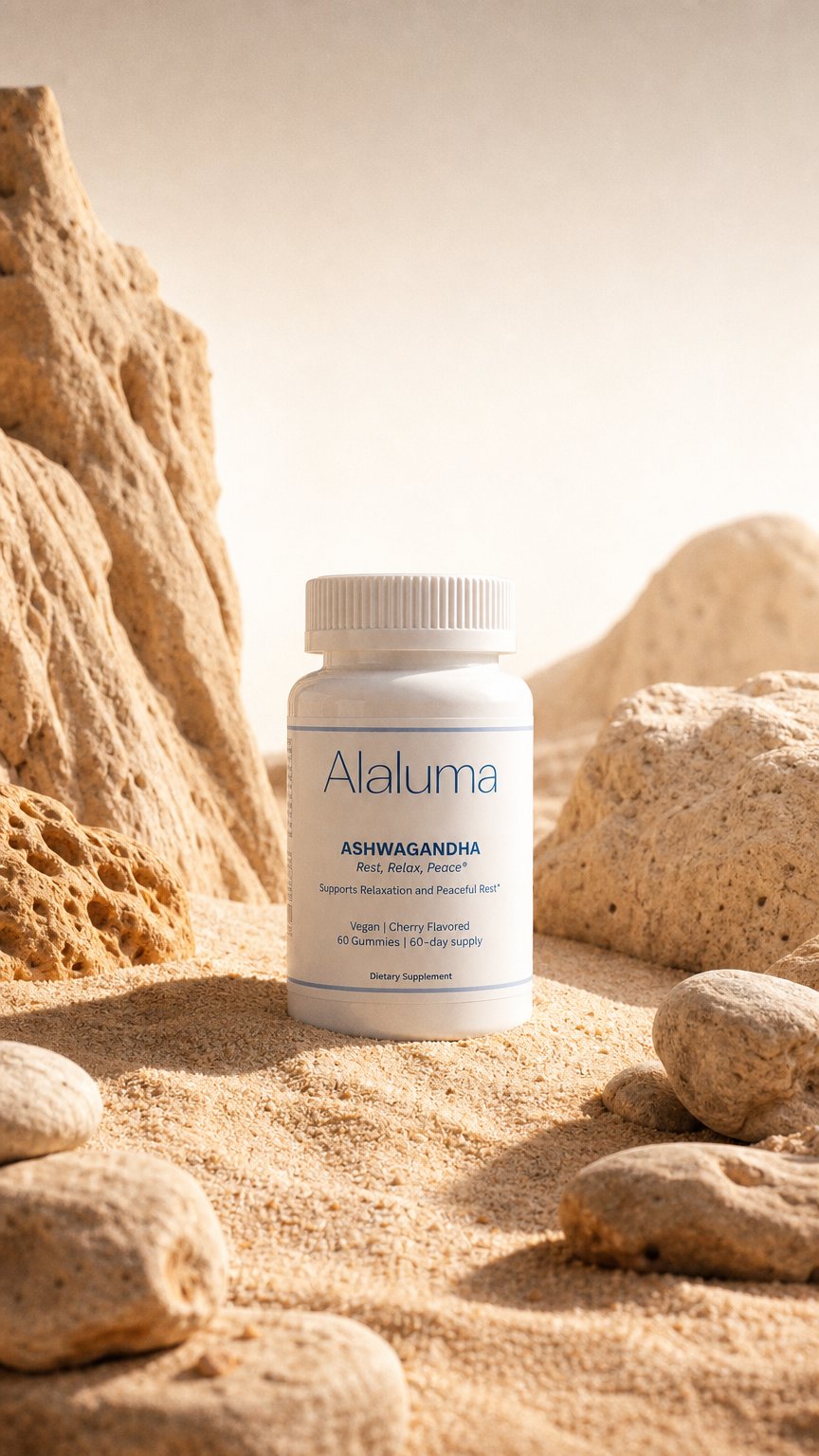 AI product shot of Ashwagandha Gummies