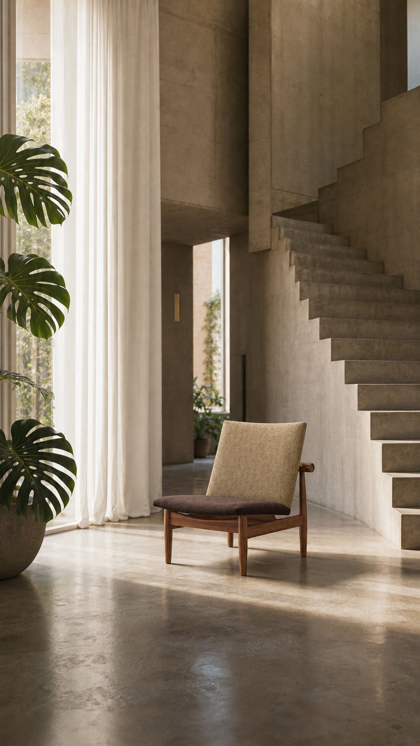 AI product shot of The Japan Chair | Finn Juhl | 1957