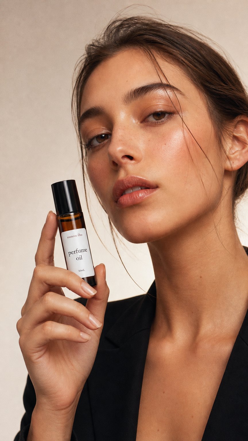AI product shot of Perfume Oil