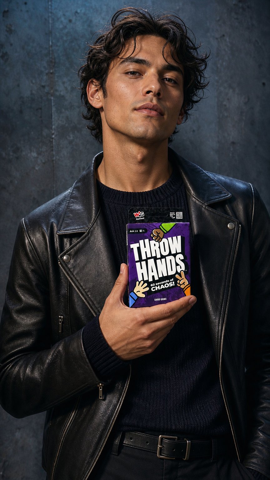 AI product shot of Throw Hands – The Absurdly Fast and Absolutely Chaotic Card-Shedding Game for 2 to 8 Players – 60 Second Card Game for Friends, Families, and Game Night – Ages 7+