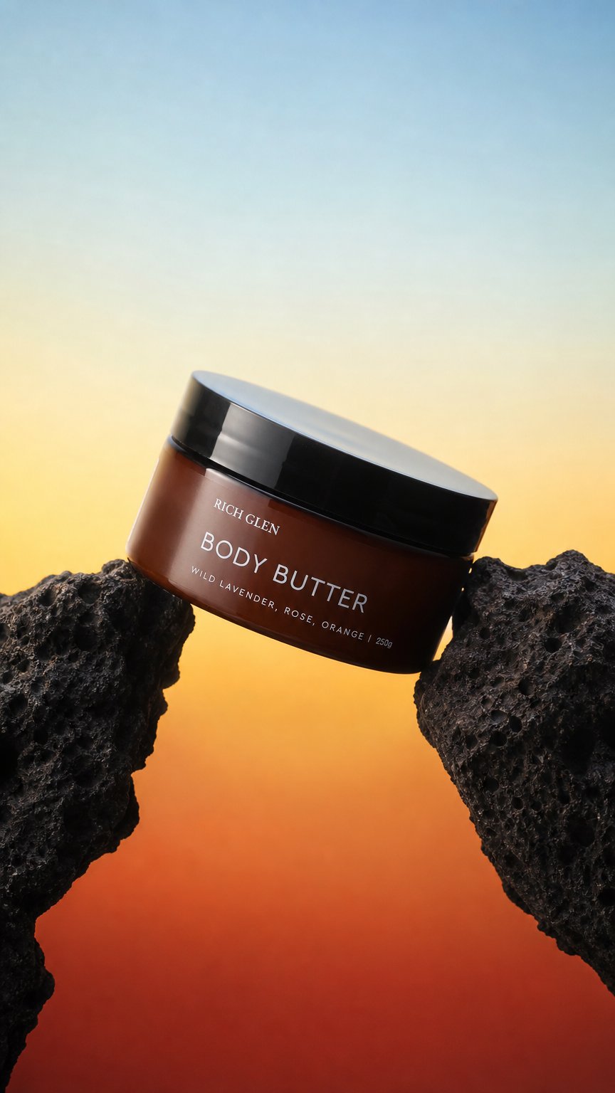 AI product shot of Body Butter
