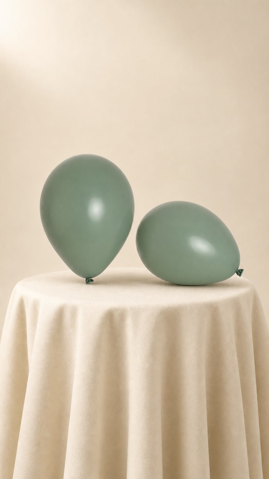 AI product shot of Balony lateksowe - Avocado, 12" (30cm), 100szt.