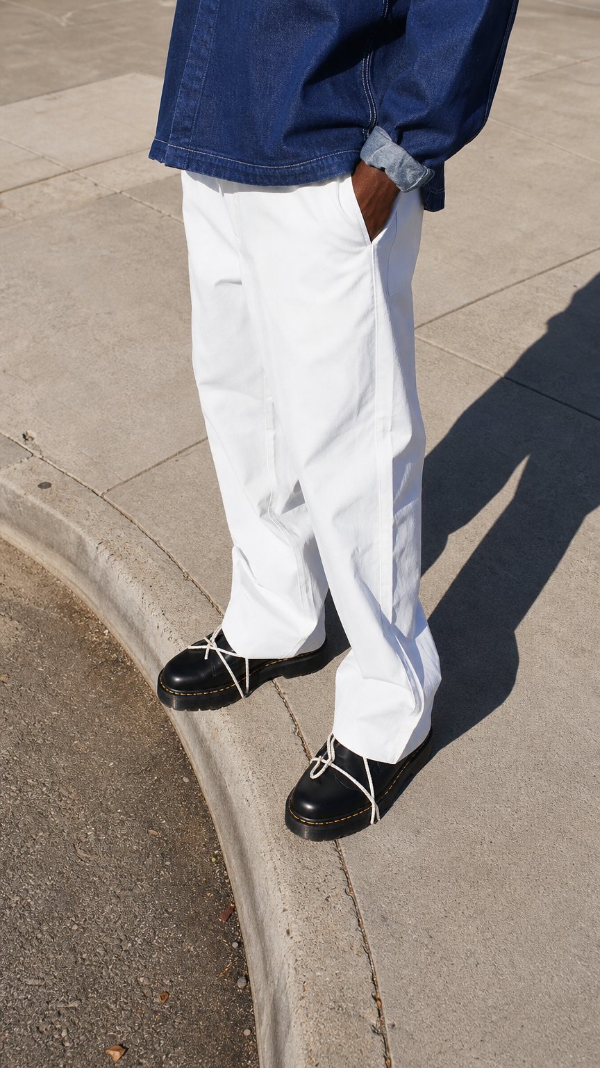 AI product shot of SOLID LIGHTWEIGHT PANTS