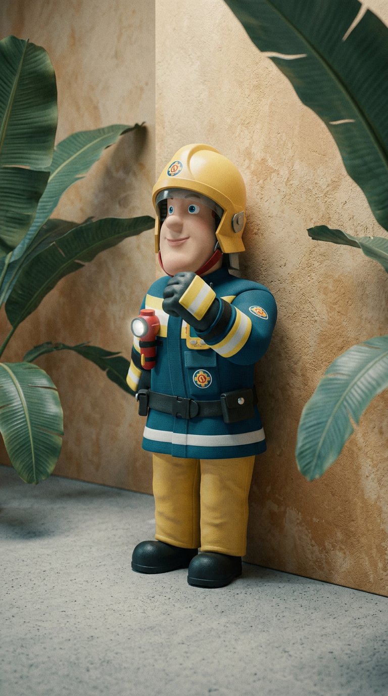 AI product shot of Feuerwehrmann Sam
