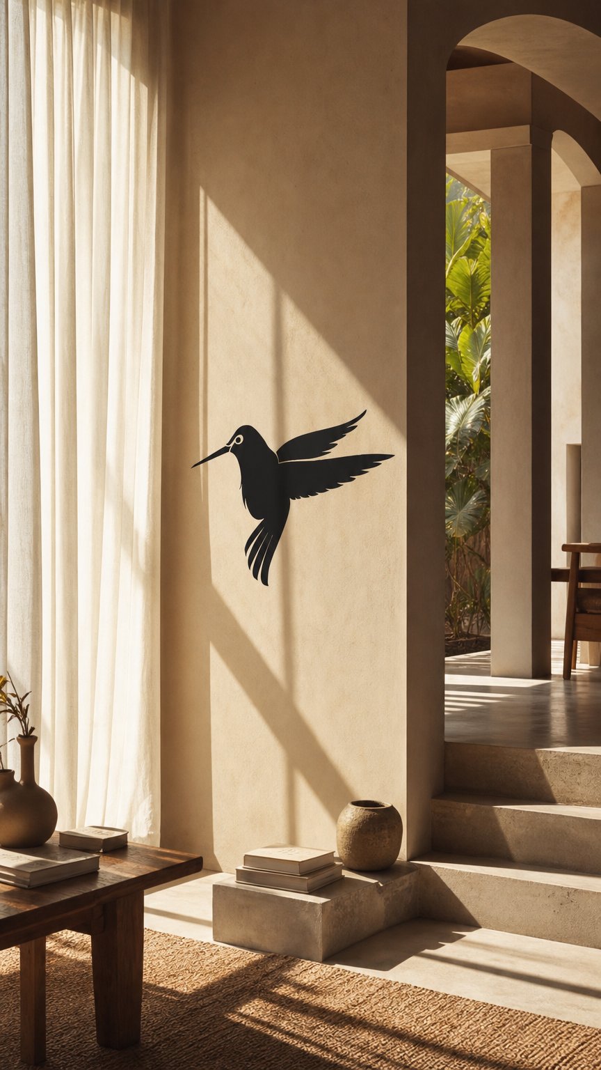 AI product shot of Hummingbird Vinyl Decal