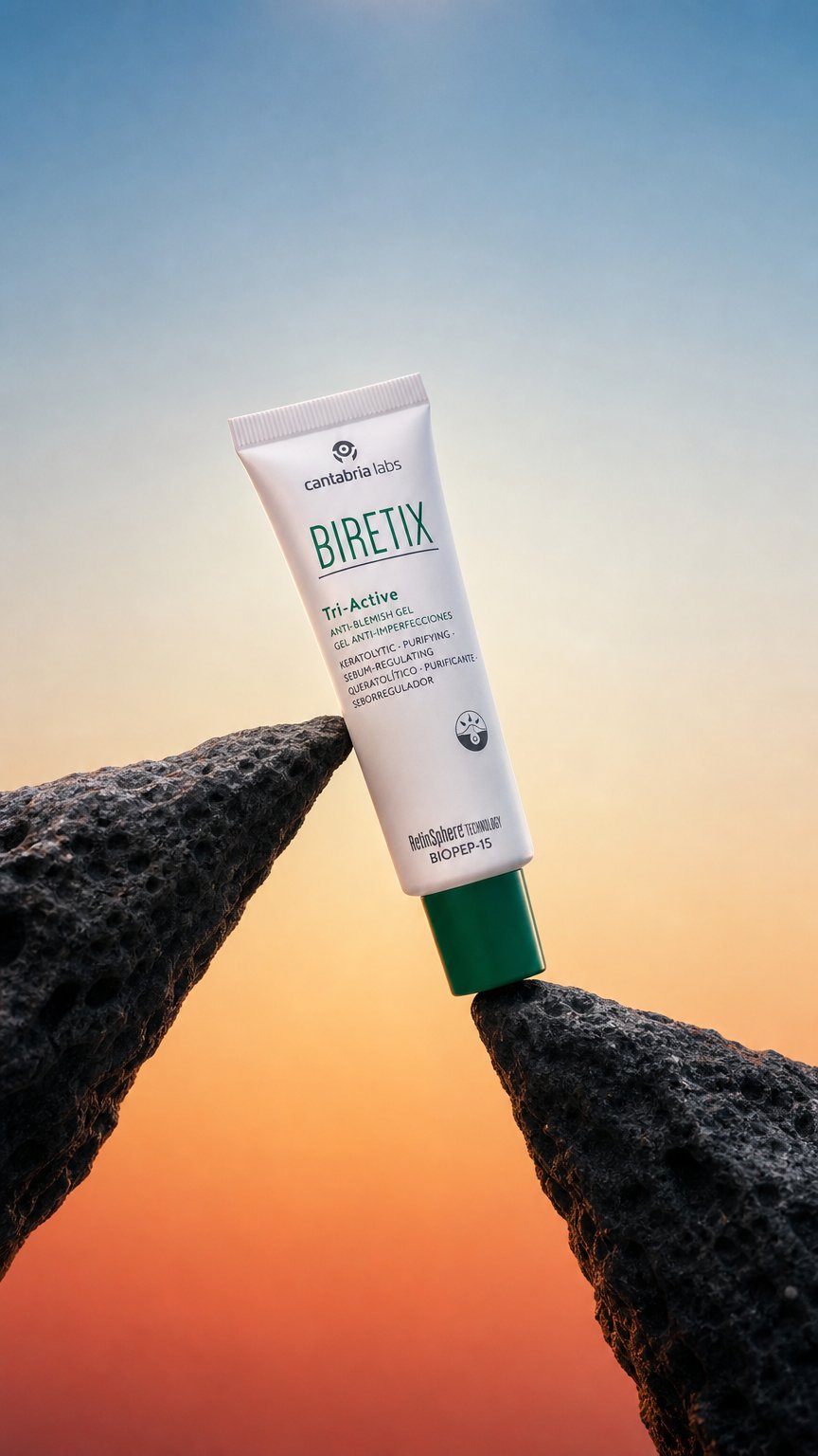 AI product shot of BIRETIX Tri Active Gel