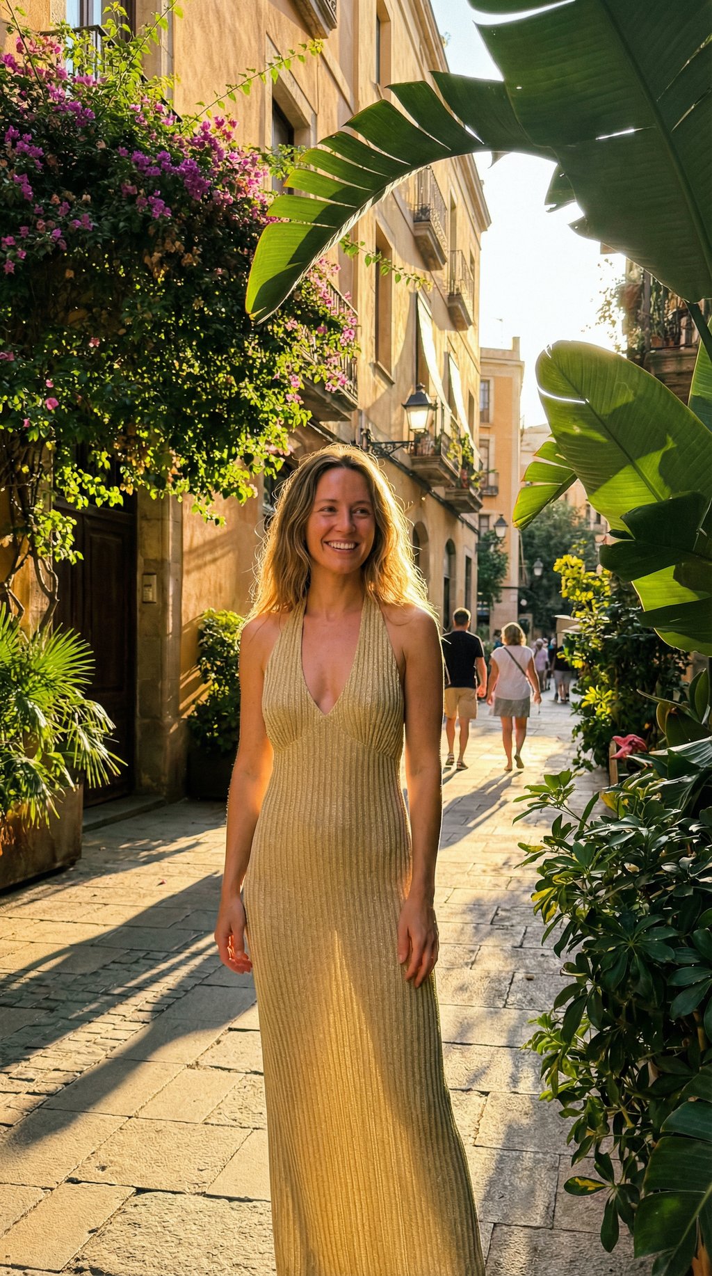 AI product shot of GIULIA MAXI DRESS