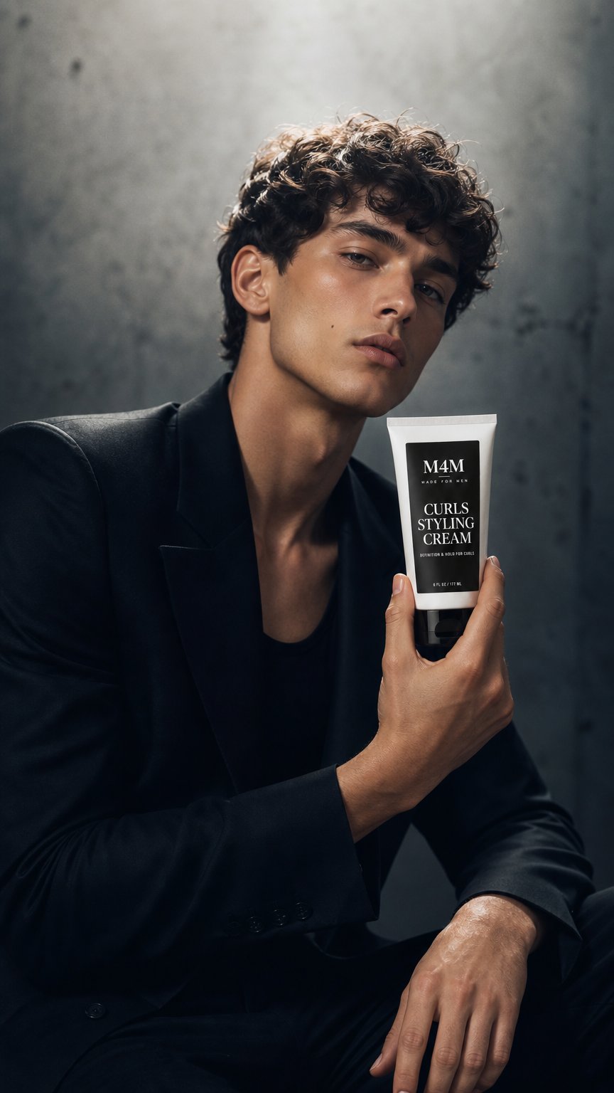 AI product shot of Curls Styling Cream