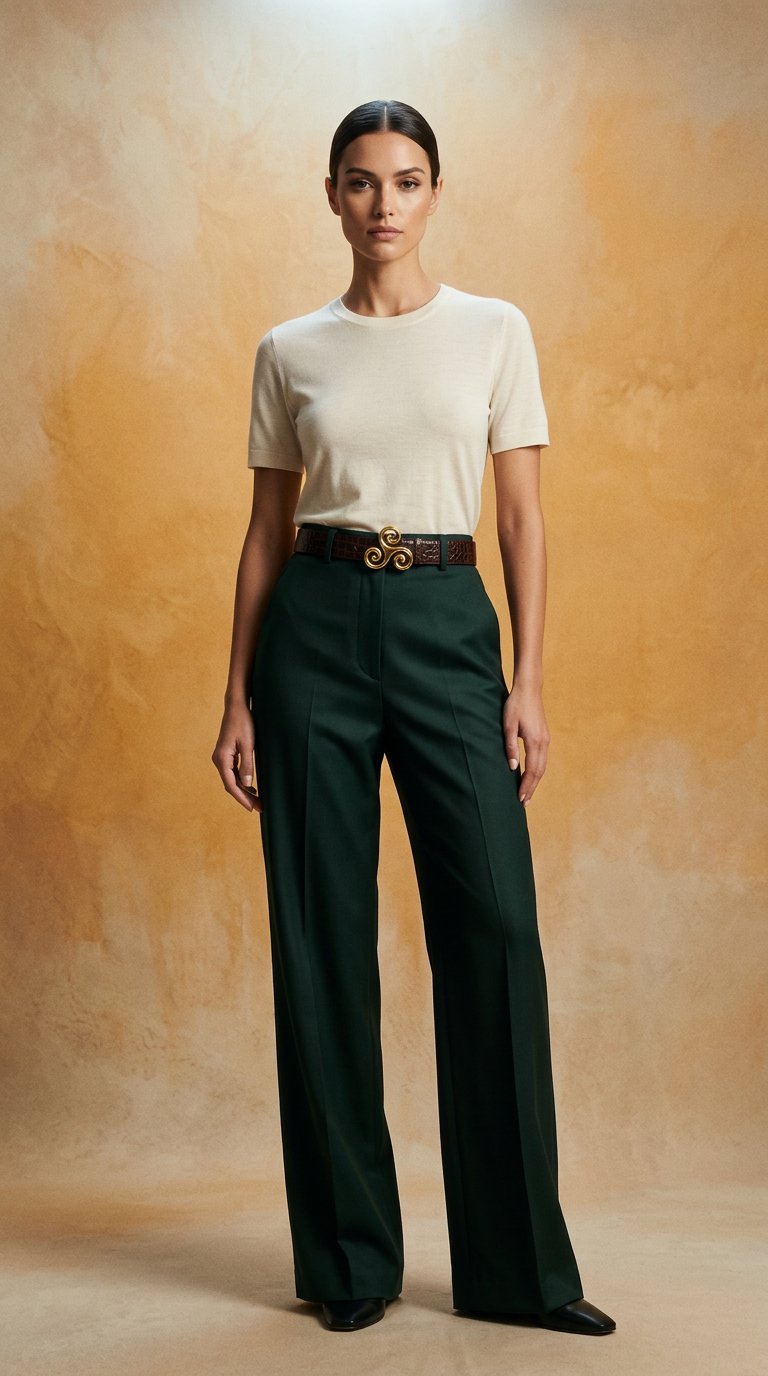 AI product shot of Detailed belt