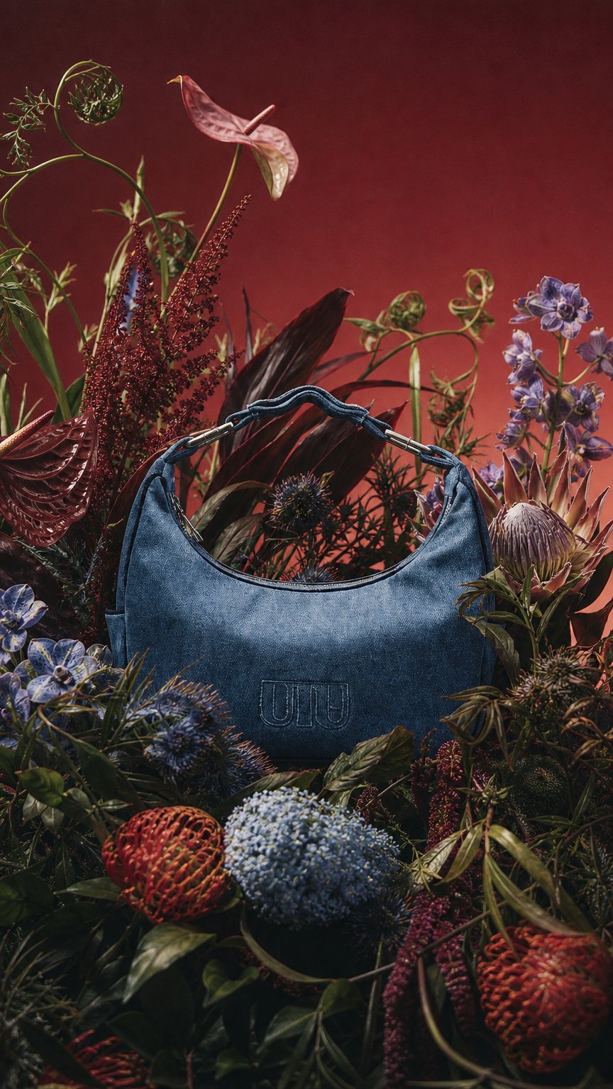 AI product shot of DENIM ON DENIM