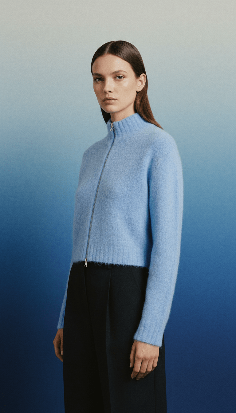 AI product shot of Sajeanne cardigan