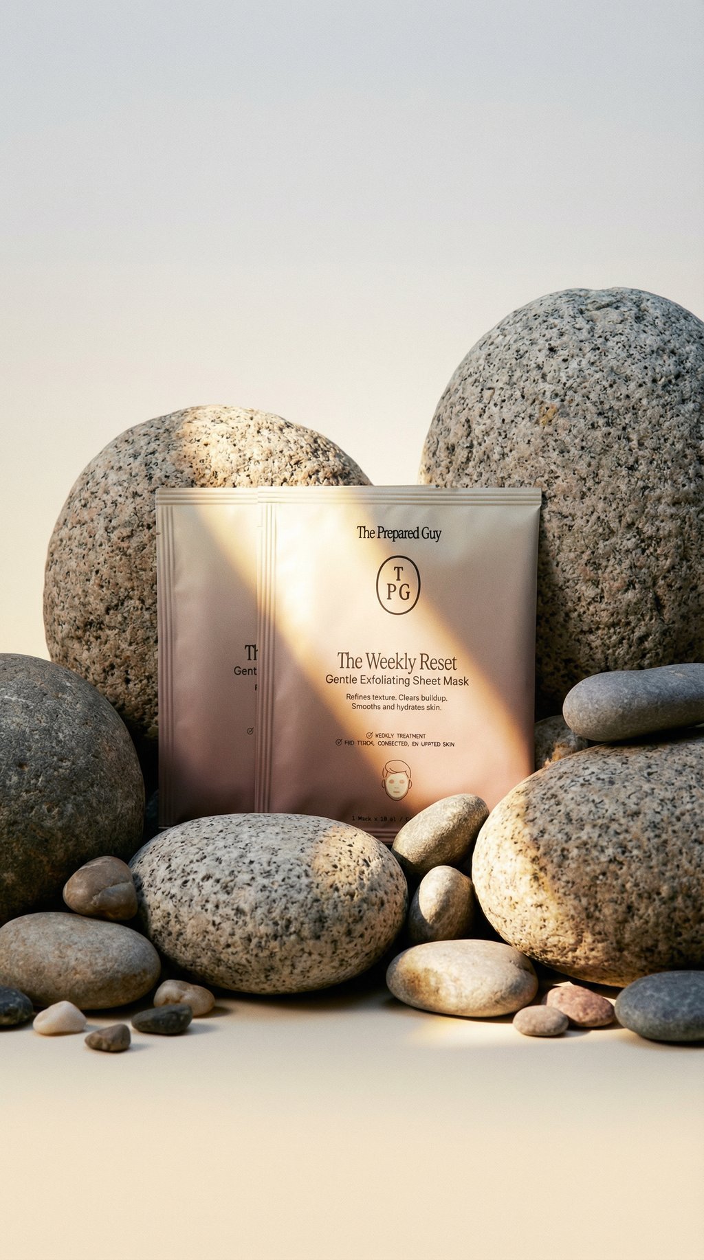 AI product shot of The Weekly Reset Sheet Mask