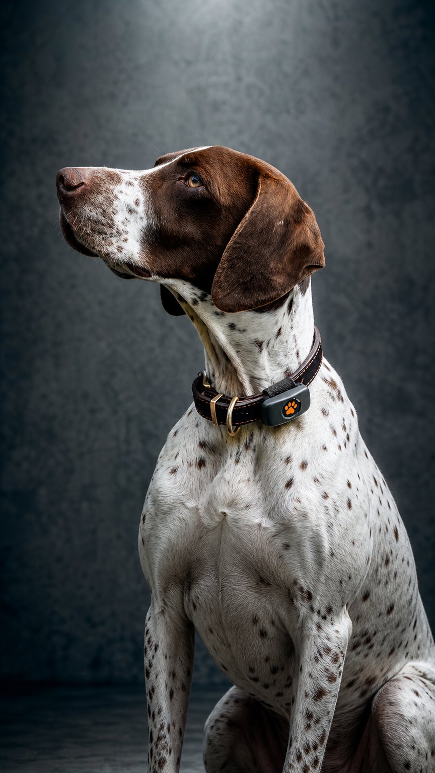 AI product shot of Dog GPS Tracker