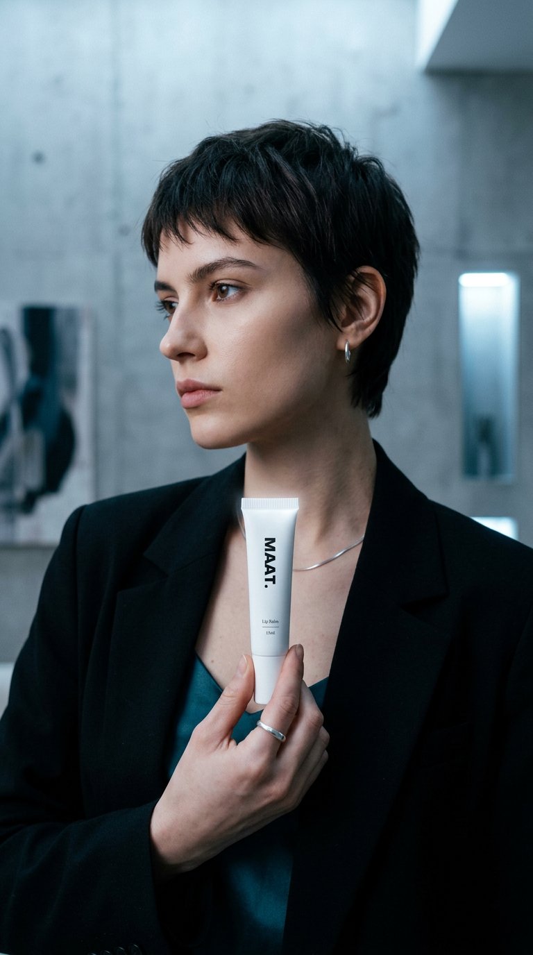 AI product shot of Vanilla Lip Balm 15ml