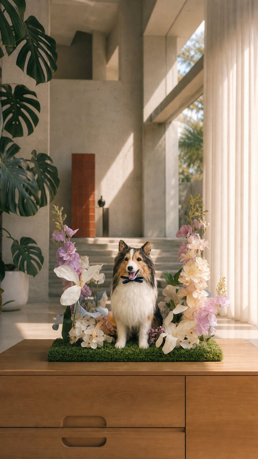 AI product shot of Memory World — Custom Pet Memorial Display