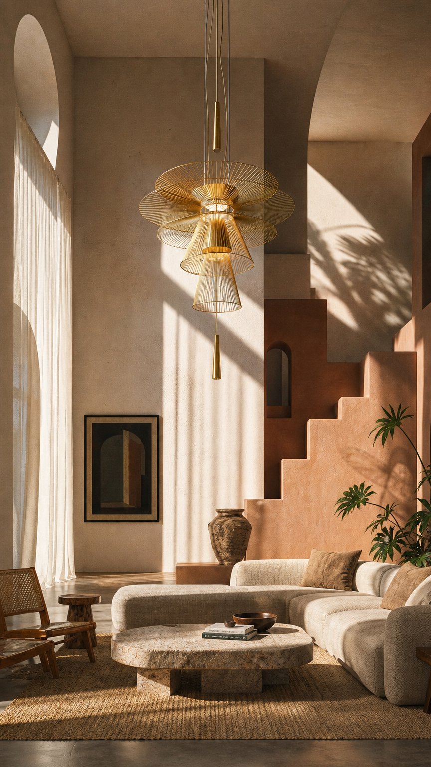 AI product shot of Gravity Pendant Light