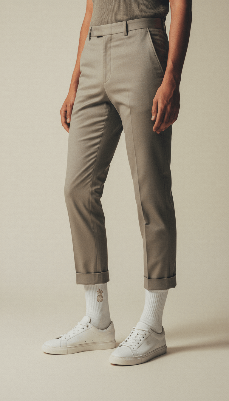 AI product shot of Crew Socks | Golden Hr