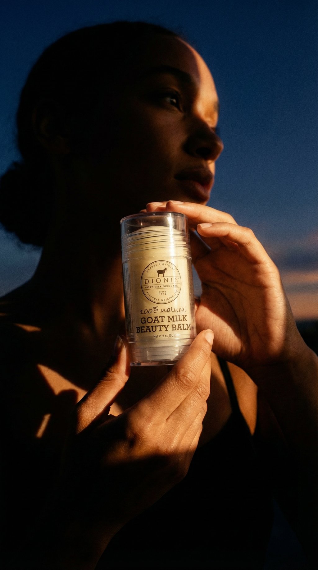 AI product shot of Goat Milk Beauty Balm