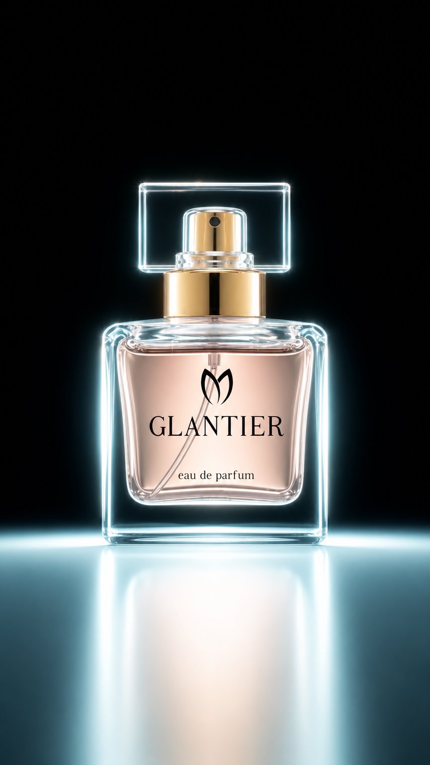 AI product shot of Glantier Parfum 401 - Lacoste ihlette - Lacoste pour Femme