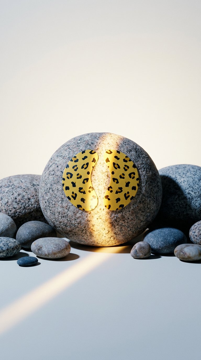 AI product shot of peptide eye prep banana peel