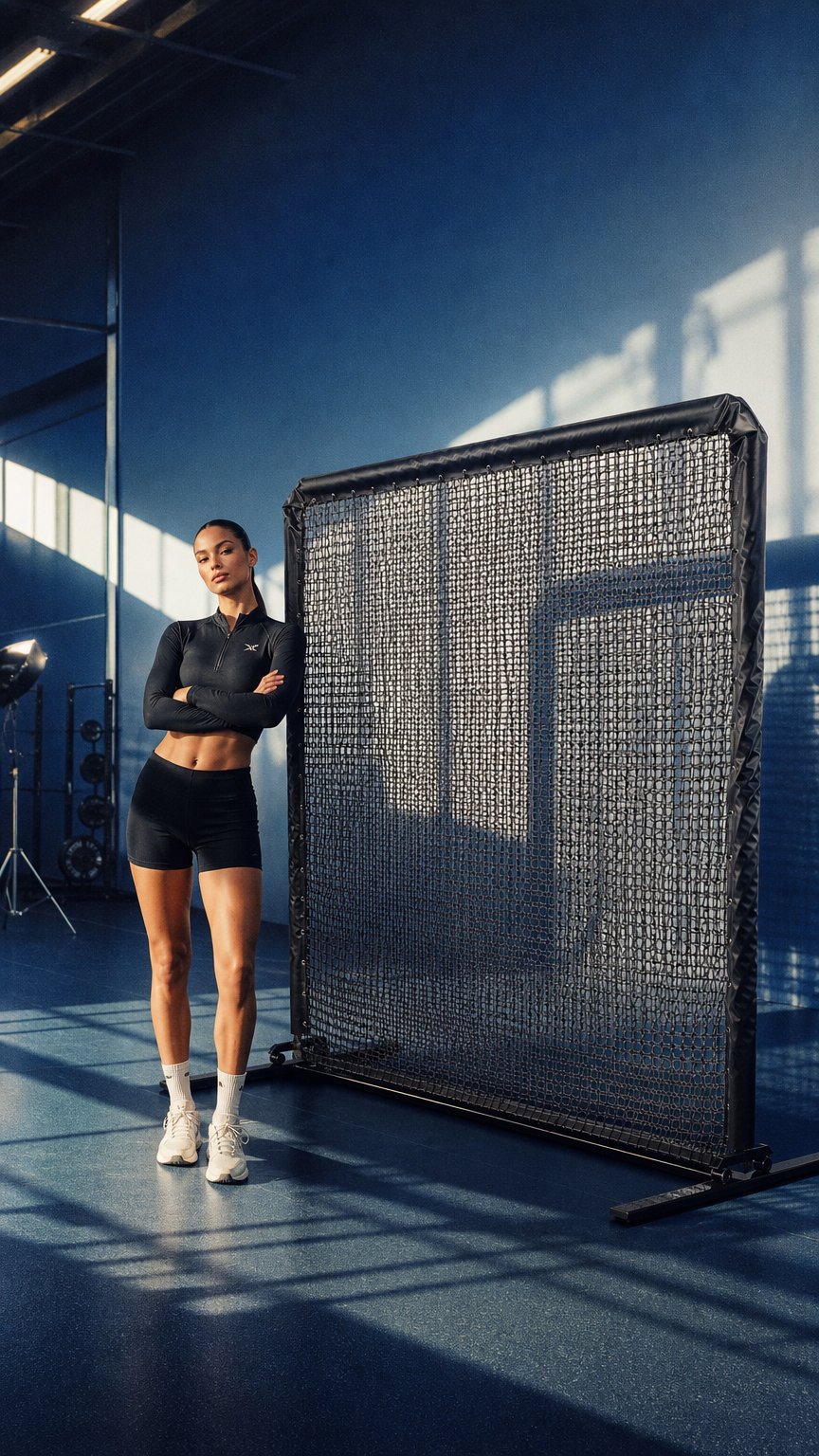 AI product shot of Web Flex Pro 9x9 Field Screen
