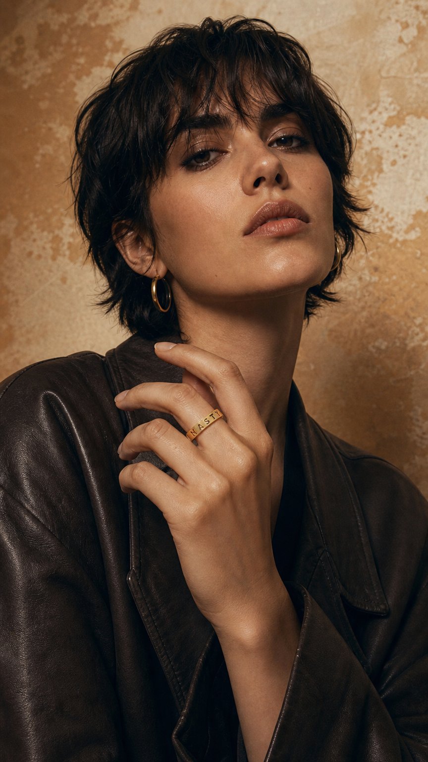 AI product shot of Nasty Adjustable Ring