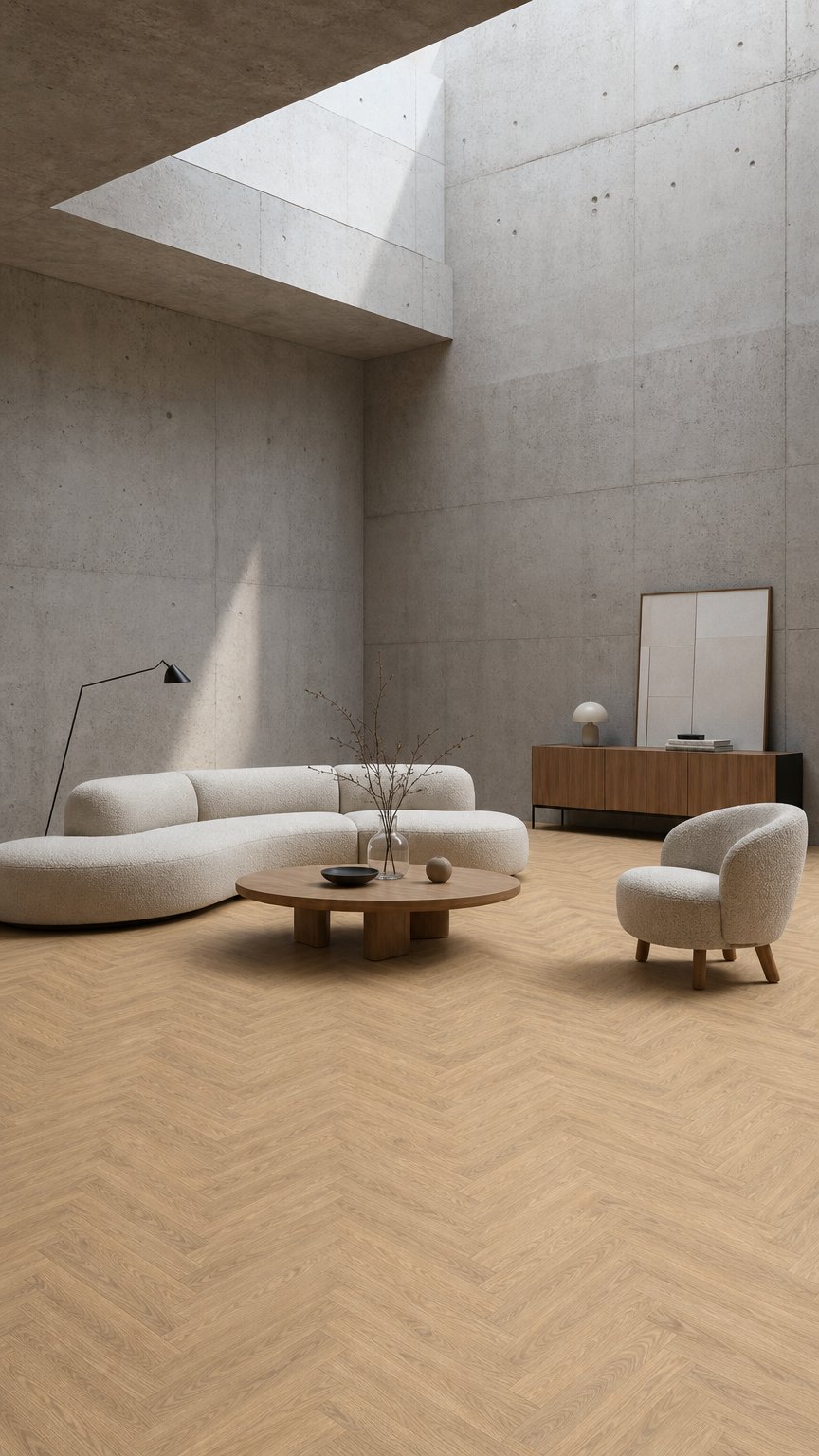 AI product shot of HARO PARQUET 4000 Strip Classico Oak Light White Trend brushed naturaDur Tongue and Groove