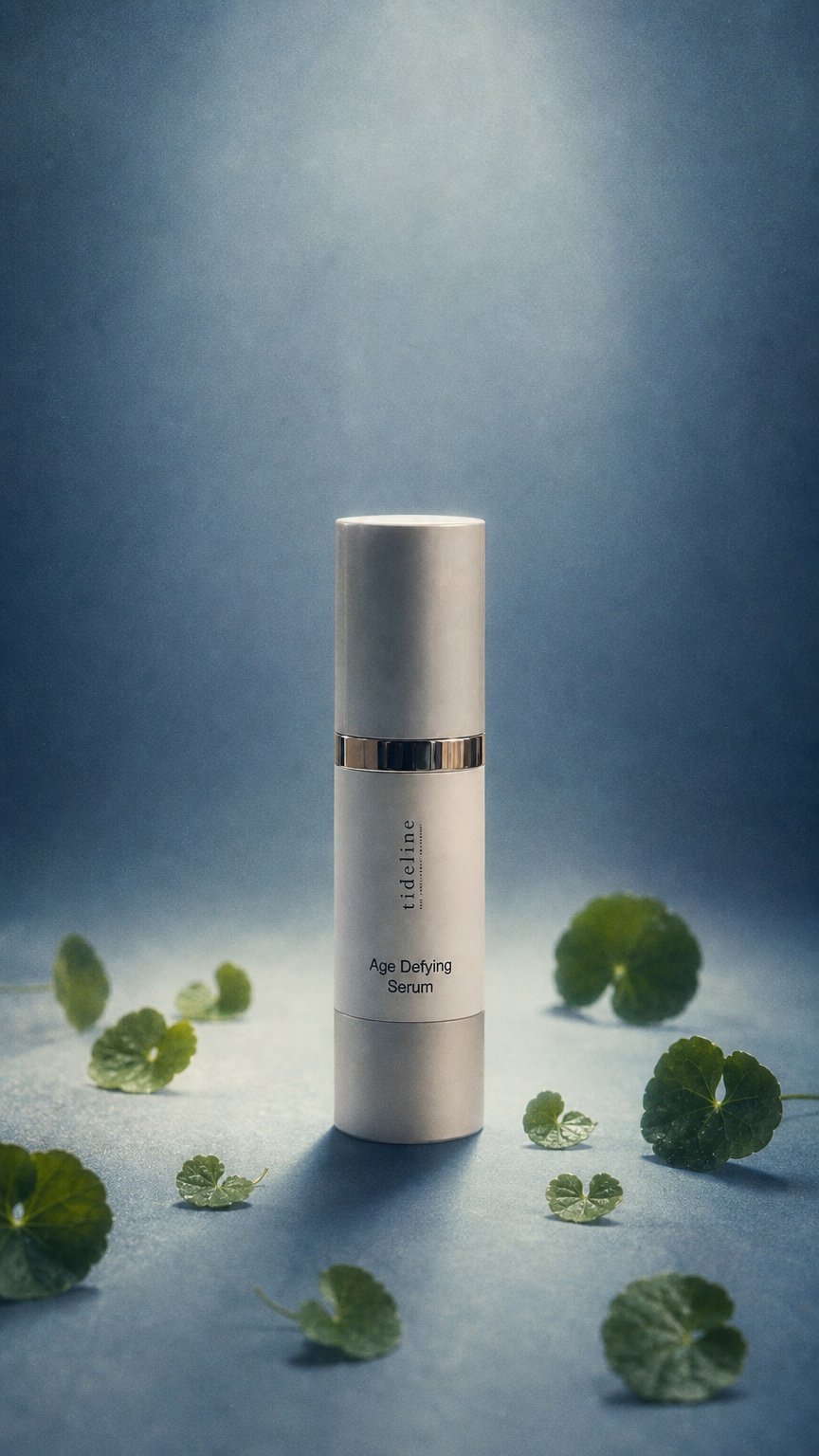 AI product shot of age-defying serum
