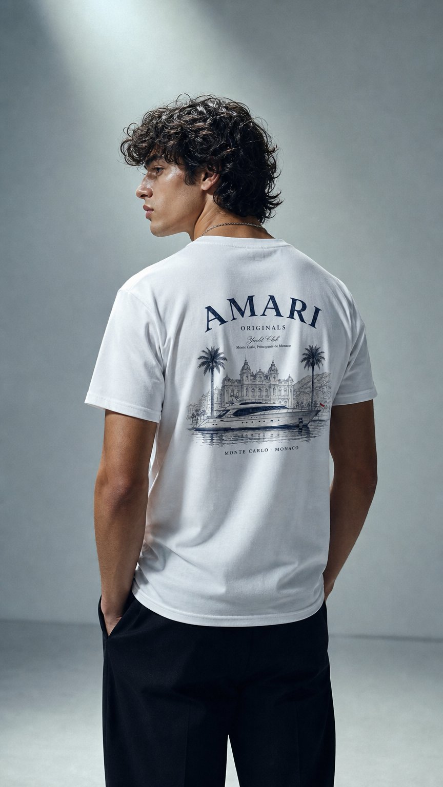 AI product shot of YACHT CLUB WHITE