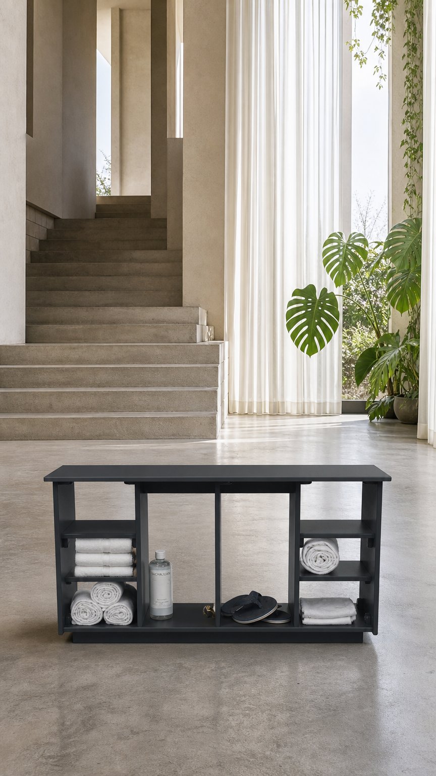 AI product shot of Cubby Bench