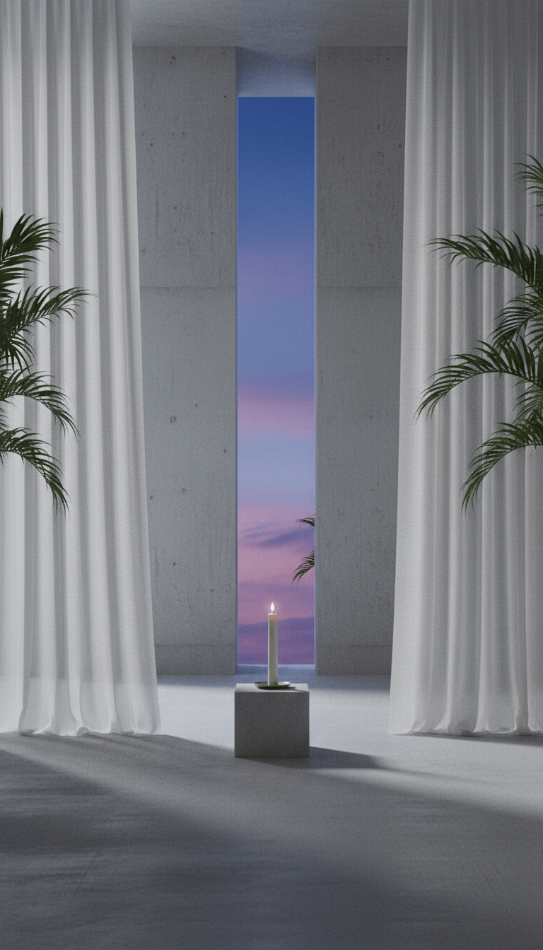AI product shot of Multisensory Clean Burning Luxury Candles